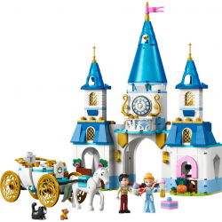 Klocki LEGO 43275 Zamek Kopciuszka i kareta DISNEY